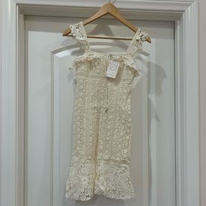 Free People ivory lace summer dress